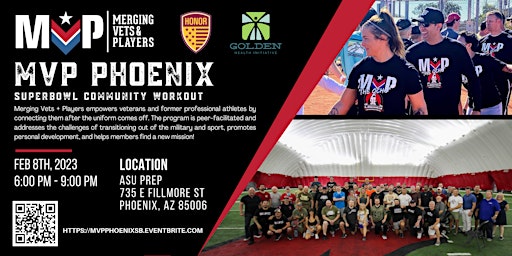 Merging Vets and Players Super Bowl Community Workout