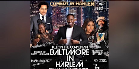BALTIMORE COMEDY GOES TO HARLEM  Starring Kleon the Comedian,