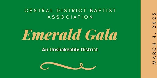 Central District Baptist Association Emerald Gala