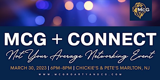 McG + Connect Networking Event