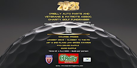 2023 O'Reilly Auto Parts & Veterans and Patriots Assoc. Golf Fundraiser