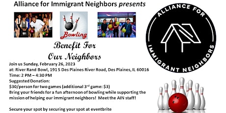Alliance for Immigrant Neighbors Bowling Benefit