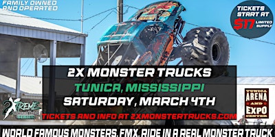 2X Monster Trucks - Tunica, MS - March 4, 2023- SATURDAY