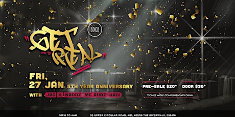 Get Real 5th Year Anniversary (2000s Hip Hop x RnB x Reggaeton)
