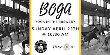 BOGA - Yoga in the Brewery 4/22 for you and a friend! primary image