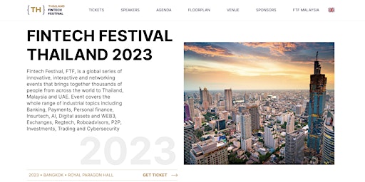 Fintech Festival 2023 - Thailand, 27-28 September (CONFERENCE)