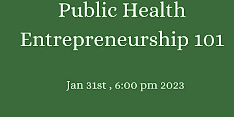 Publichealth Entrepreneurship