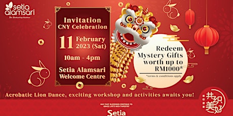 Setia Alamsari Chinese New Year Event 2023