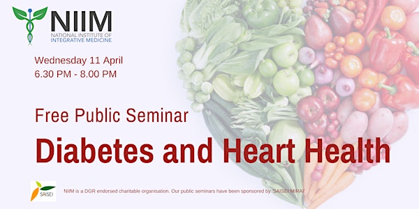 Free Public Seminar: Diabetes and Heart Health