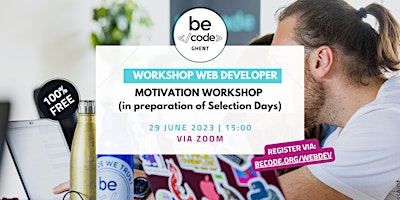 Becode Gent – Motivation Workshop – Junior Web Developer