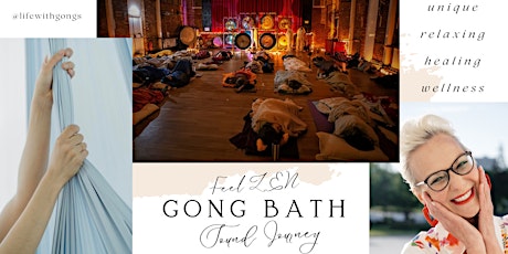Monthly AWAKENING GONG BATH with 14 Gongs, 45"Drum, Voice ~ Double Session