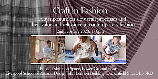 Craft in Fashion Hybrid Symposium