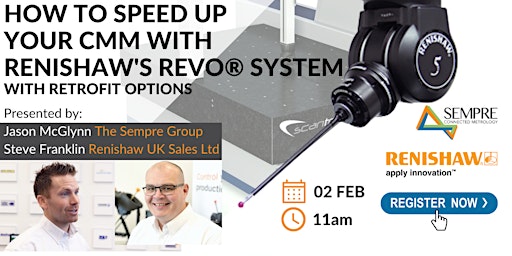 See how to speed up your current CMMs cycle time with Renishaw's REVO®