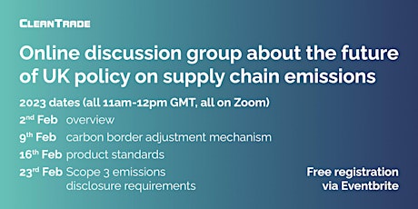 Discussion group about future UK climate policies on supply chain emissions