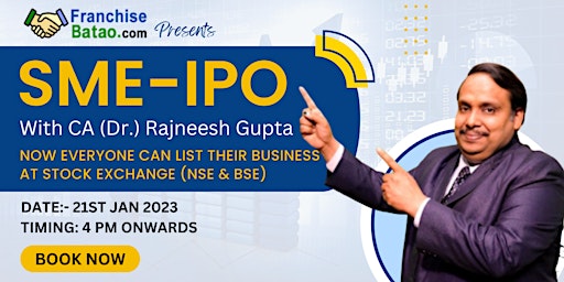 SME IPO Free Seminar with CA (Dr.) Rajneesh Gupta