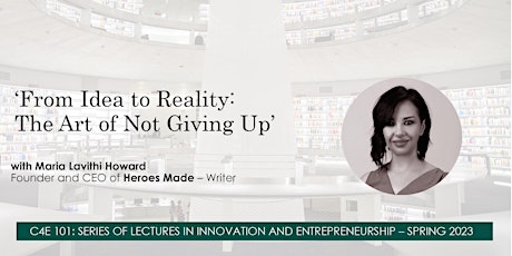 "From Idea to Reality: The Art of Not Giving Up" primary image