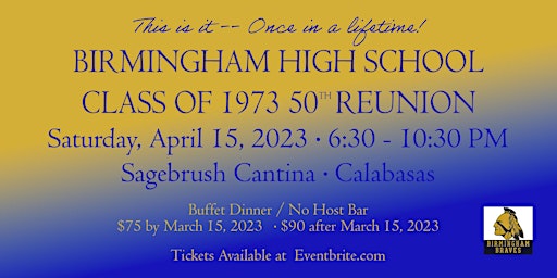 Birmingham High School Class of '73 Reunion