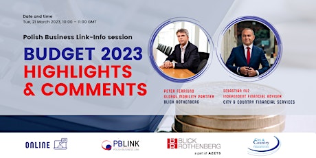 PBLINK Info session: Budget 2023 Highlights & Comments