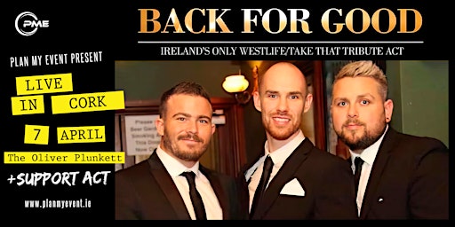 Back For Good - Westlife / Take That Tribute Act LIVE @ The Oliver Plunkett