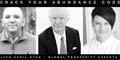 Primaire afbeelding van Crack Your Abundance Code - The Science Behind Wealth Consciousness - with Global Prosperity Experts Tony Child and Kim Calvert