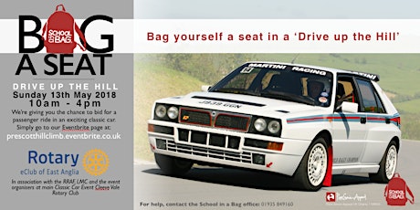 Prescott Speed Hill Climb - Bag a Seat for Charity primary image