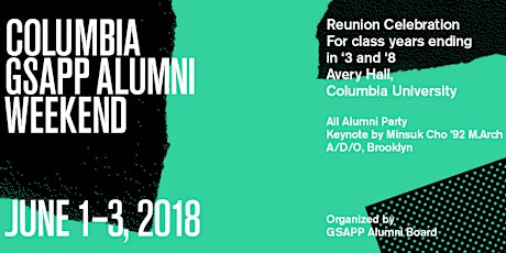 Columbia GSAPP Alumni Weekend primary image