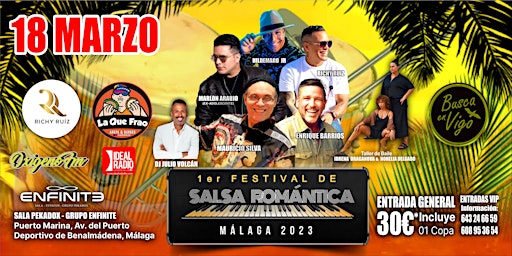 1er FESTIVAL DE SALSA ROMÁNTICA - MÁLAGA 2023
