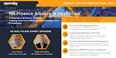 HR-Finance Alliance in Healthcare