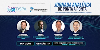 JORNADA ANALÍTICA DE PONTA A PONTA (Morning Insights by DSPA & Programmers)