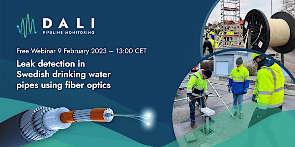 Webinar: Leak detection in Swedish drinking water pipes using fiber optics
