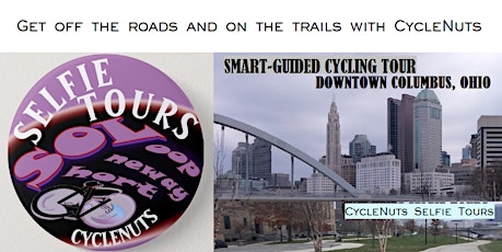 Columbus, OH Selfie Cycle Tour - Short One-way Loop (SOL) in Downtown Cbus