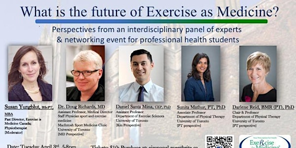 What is the future of Exercise is Medicine? A networking event for future health professionals