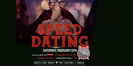 Love At First Sit Speed Dating Event