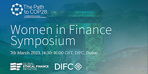 Path to COP28- Women in Finance Symposium