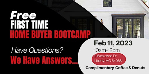 First Time Home Buyer Bootcamp