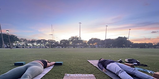 Free Sunset Yoga at Holiday Park primary image