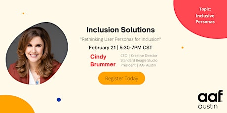 Inclusion Solutions Series: Rethinking User Personas for Inclusion