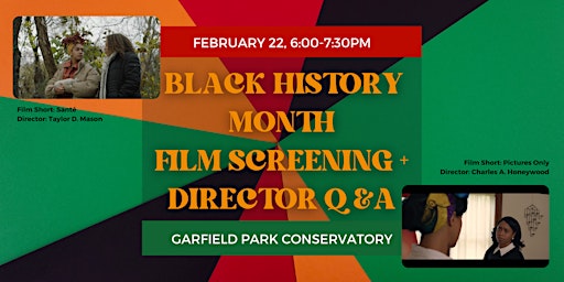 Film Screening for Black History Month of Shorts Santé and Pictures Only
