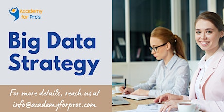 Big Data Strategy 1 Day Training in Toronto