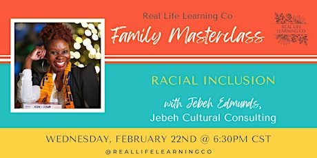 RLL Family Masterclass: Racial Inclusion with Jebeh Edmunds