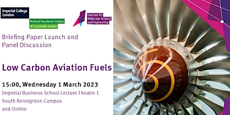 Low Carbon Aviation Fuels Briefing Paper Launch and Panel Discussion