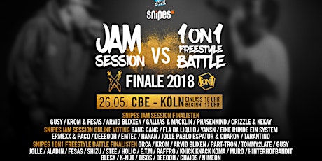 Deutschland Finale - Snipes Jam Session VS 1ON1 Freestyle Battle