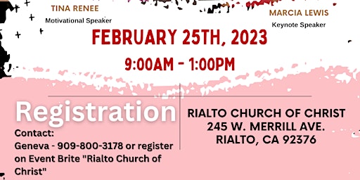 Rialto Church of Christ Ladies' Day!