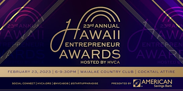 23rd Annual Hawaii Entrepreneur Awards