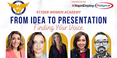 From Idea To Presentation: Finding Your Voice Workshop