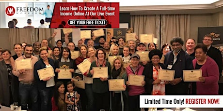 [FREE] Masterclass Houston- Learn How To Create A Full-Time Income Online primary image
