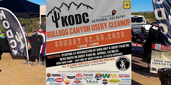 KODC BULLDOG CANYON - USERY PASS CLEANUP
