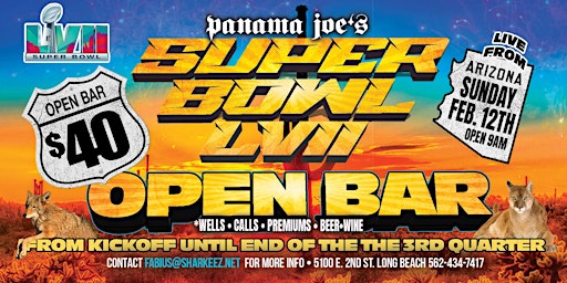 Super Bowl 57 at Panama Joes