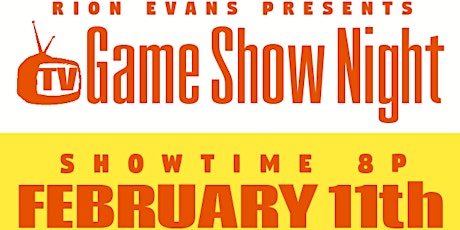 Rion Evans Presents TV Game Show Night
