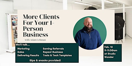 More Clients for Your 1-Person Business